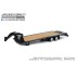 1/64 GOOSENECK TRAILER BLACK WITH RED AND WHITE CONSPICUITY STRIPES (HOBBY EXCLUSIVE)