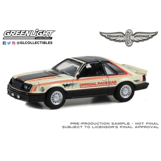 1/64 1979 FORD MUSTANG HARDTOP 63RD ANNUAL INDY 500 MILE RACE OFFICIAL 500 FESTIVAL CAR (HOBBY EXCLUSIVE)