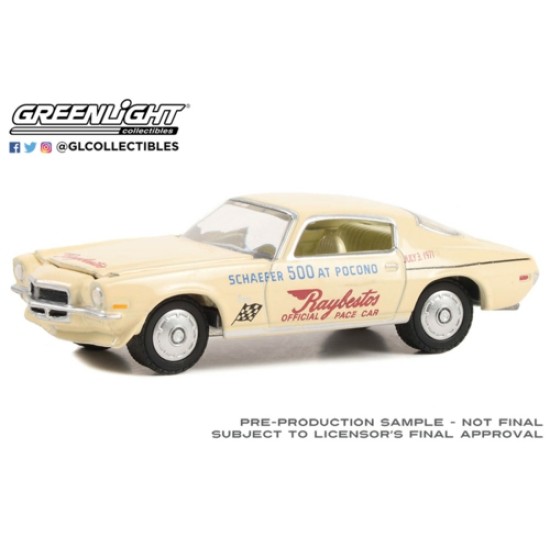 1/64 1971 CHEVROLET CAMARO 1971 SCHAEFER 500 AT POCONO RAYBESTOS OFFICIAL PACE CAR (HOBBY EXCLUSIVE)