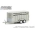 1/64 HITCH AND TOW TRAILERS 14-FOOT LIVESTOCK TRAILER GREY (HOBBY EXCLUSIVE)