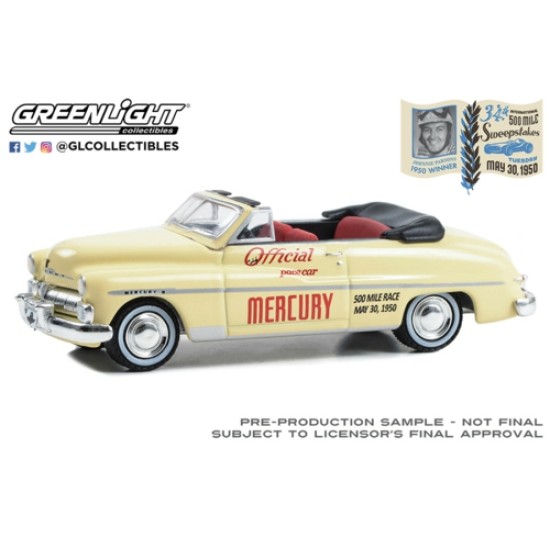 1/64 1950 MERCURY MONTEREY CONVERTIBLE OFFICIAL PACE CAR 30434