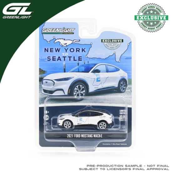 1/64 2022 FORD MUSTANG MACH-E NEW YORK TO SEATTLE TRANSCONTINENTAL TOUR 30438 1/64 2022 FORD MUSTANG MACH-E NEW YORK TO SEATTLE TRANSCONTINENTAL TOUR 30438