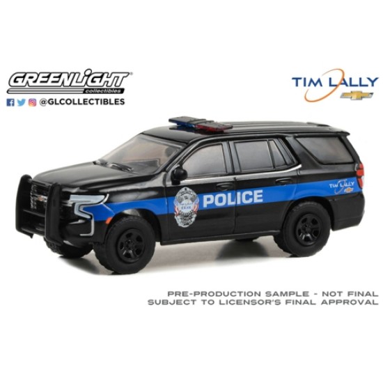 1/64 2022 CHEVROLET TAHOE POLICE PURSUIT VEHICLE (PPV) TIM LALLY CHEVROLET 30443