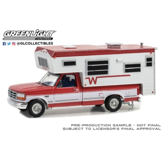 1/64 1995 FORD F-250 LONG BED WITH WINNEBAGO SLIDE-IN CAMPER 30449