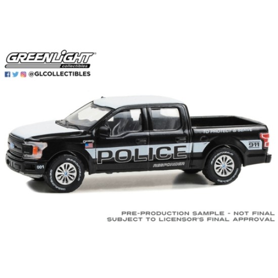 GL30450 - 1/64 2018 FORD F-150 POLICE RESPONDER - TO PROTECT & SERVE