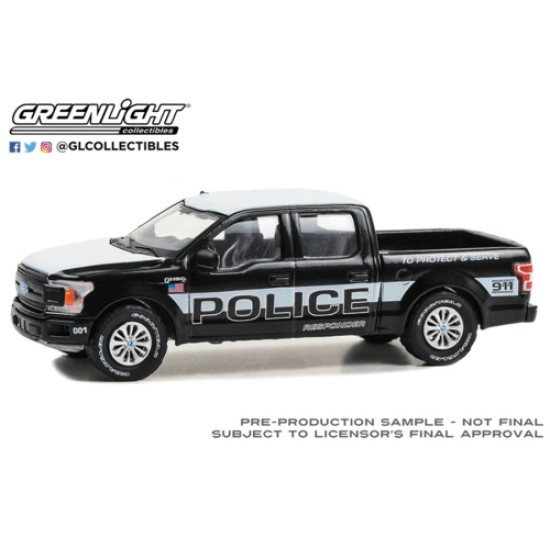 1/64 2018 FORD F-150 POLICE RESPONDER - TO PROTECT & SERVE 30450