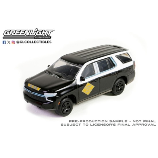 GL30487 -  1/64 2023 CHEVROLET TAHO POLICE PURSUIT VEHICLE - DELAWARE STATE POLICE - CENTENNIAL ANNIVERSARY