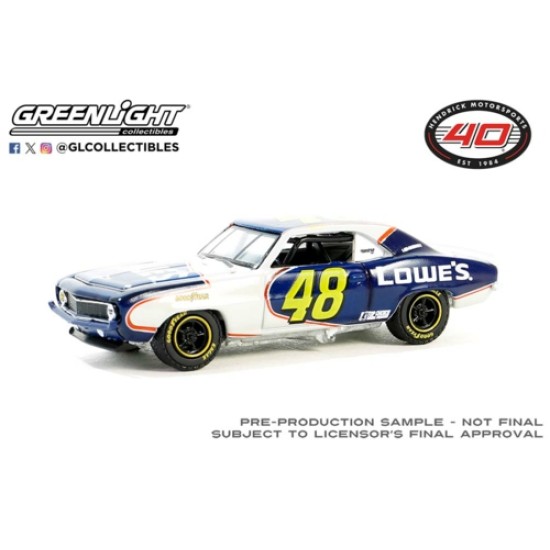 GL30493 - 1/64 1969 CHEVROLET CAMARO - JIMMIE JOHNSON AND HENDRICK MOTORSPORTS FIRST WIN TRIBUTE - APRIL 28 2002