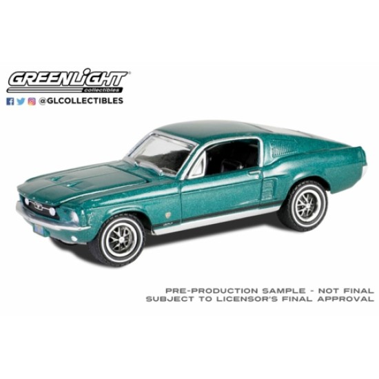 1/64 1967 FORD MUSTANG GT FASTBACK HIGH COUNTRY SPECIAL TIMBERLINE GREEN 30505