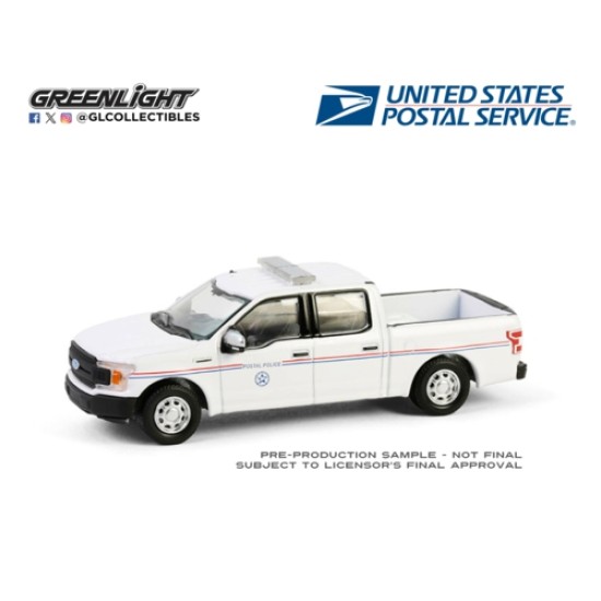 GL30515 - 1/64 2020 FORD F-150 XL - UNITED STATES POSTAL SERVICE (USPS) POSTAL POLICE