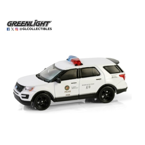 GL30518 - 1/64 2017 FORD POLICE INTERCEPTOR UTILITY  - LOS ANGELES POLICE DEPARTMENT  (LAPD) BOMB DETECTION K-9 SECTION