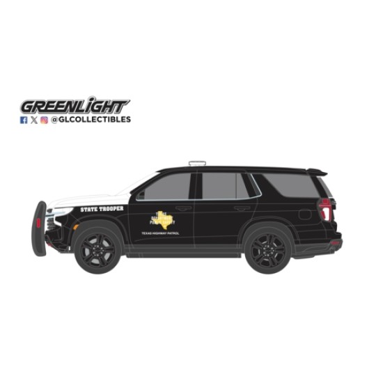 GL30540 - 1/64 HOT PURSUIT - CHEVROLET TAHOE POLICE PURSUIT VEHICLE 2024 - TEXAS HIGHWAY PATROL - HOBBY EXCLUSIVE