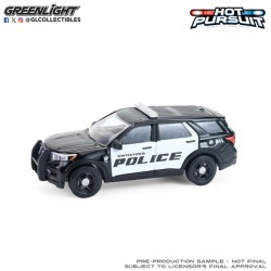 GL30553 - 1/64 2024 FORD POLICE INTERCEPTOR UTILITY - WHITESTOWN METROPOLITAN POLICE DEPARTMENT - HOBBY EXCLUSIVE