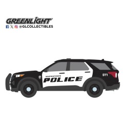 GL30553 - 1/64 2024 FORD POLICE INTERCEPTOR UTILITY - WHITESTOWN METROPOLITAN POLICE DEPARTMENT - HOBBY EXCLUSIVE