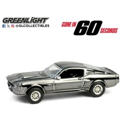 1/64 GONE IN 60 SECONDS (2000) 1967 FORD MUSTANG ELEANOR SILVER CHROME EDITION - HOBBY EXCLUSIVE 1/64 GONE IN 60 SECONDS (2000) 1967 FORD MUSTANG ELEANOR SILVER CHROME EDITION - HOBBY EXCLUSIVE