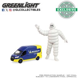 GL30563 - 1/64 FORD TRANSIT LWB HIGH ROOF 2019 - MICHELIN TIRES WITH 1/18 MICHELIN FIGURE - HOBBY EXCLUSIVE