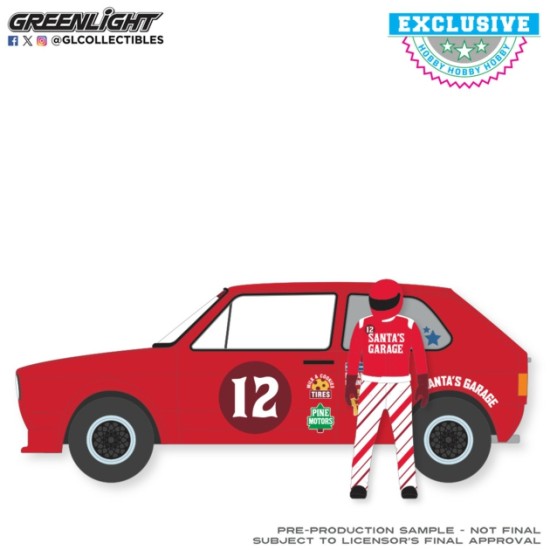 GL30564-C - 1/64 CHRISTMAS 2025 SERIES - LIMITED EDITION - MINI COOPER 1967 - WITH RACE CAR FIGURE (HOBBY EXCLUSIVE)