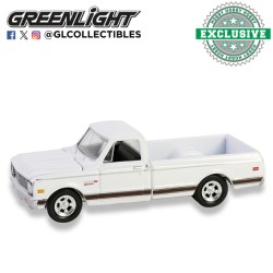 GL30566 - 1/64 CHEVY CHEYENNE C10 SHORT BED 1972 - WHITE (HOBBY EXCLUSIVE