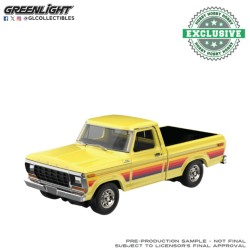 GL30573 - 1/64 FORD F-150 1978 - FREE WHEELING STRIPES EDITION - YELLOW - HOBBY EXCLUSIVE