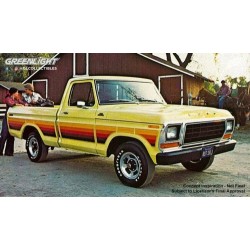 GL30573 - 1/64 FORD F-150 1978 - FREE WHEELING STRIPES EDITION - YELLOW - HOBBY EXCLUSIVE