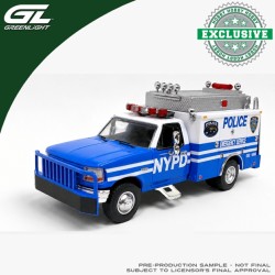 GL30583 - 1/64 HOT PURSUIT - FORD F-350 NYPD 1995 - EMERGENCY SERVICE - NEW TOOLING - HOBBY EXCLUSIVE