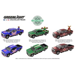 GL30606 - 1/64 INTERNATIONAL SOCCER CELEBRATION 26 - 2022 GMC SIERRA 2500 HD WITH FIGURINE ASSORTMENT (30588/30589/30590) GL30606 - 1/64 INTERNATIONAL SOCCER CELEBRATION 26 - 2022 GMC SIERRA 2500 HD WITH FIGURINE ASSORTMENT (30588/30589/30590)