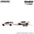 GL31190-B - 1/64 RACING HITCH AND TOW SERIES 6 - DODGE DURANGO 2018 AND DODGE CHALLENGER R-T HEMI 2016 WITH AEROVAULT MII TRAILER