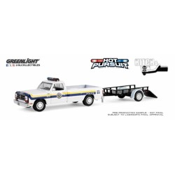 1/64 HOT PURSUIT HITCH AND TOW 1990 DODGE RAM D200 UTL TRAILER 32315-A 1/64 HOT PURSUIT HITCH AND TOW 1990 DODGE RAM D200 UTL TRAILER 32315-A
