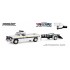 1/64 HOT PURSUIT HITCH AND TOW 1990 DODGE RAM D200 UTL TRAILER 32315-A