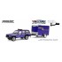 GL32315-B - 1/64 HOT PURSUIT HITCH AND TOW SERIES 1 - 2001 JEEP CHEROKEE WITH SMALL CARGO TRAILER - NEW YORK STATE POLICE
