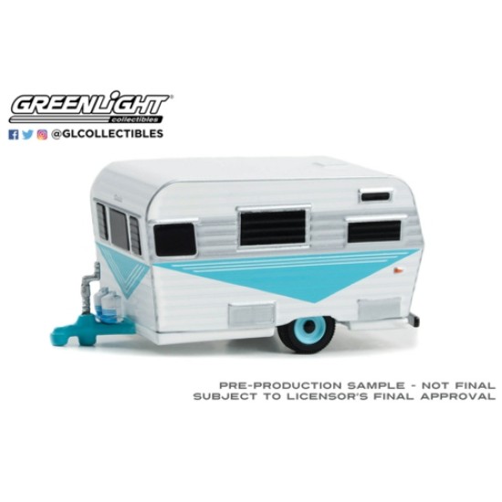 1/64 HITCHED HOMES SERIES 14 1958 SIESTA TRAVEL TRAILER 34140-B