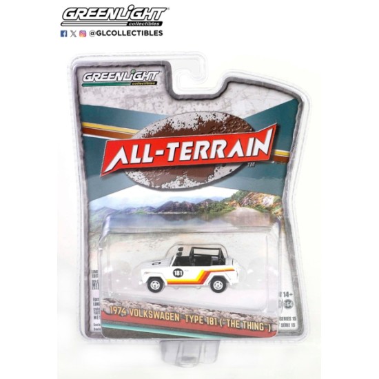 1/64 ALL TERRAIN SERIES 15 ASSORTMENT 1974 VOLKSWAGEN (TYPE 181) NO.181 35270-C