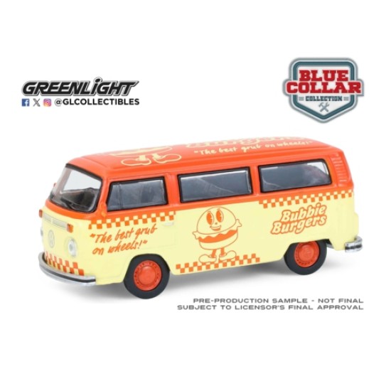 GL35300-C - 1/64 BLUE COLLAR COLLECTION SERIES 14 - 1975 VOLKSWAGEN TYPE 2 T2B - FOOD TRUCK GL35300-C - 1/64 BLUE COLLAR COLLECTION SERIES 14 - 1975 VOLKSWAGEN TYPE 2 T2B - FOOD TRUCK