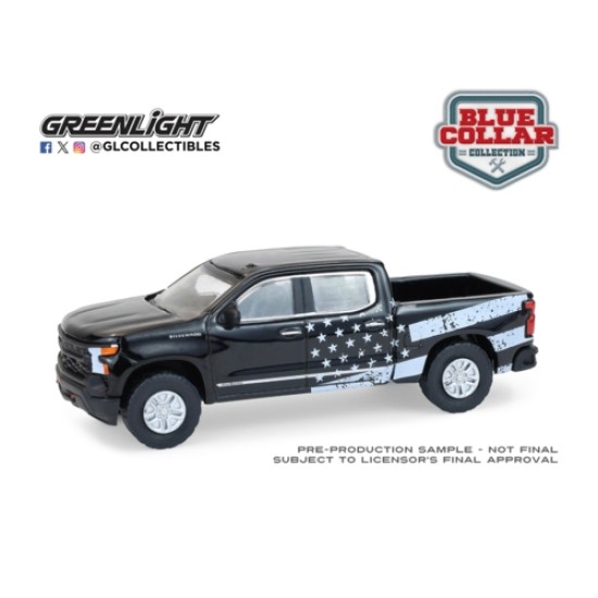 GL35300-F - 1/64 BLUE COLLAR COLLECTION SERIES 14 - 2023 GMC SIERRA - DYNAMC BLUE METALLIC GL35300-F - 1/64 BLUE COLLAR COLLECTION SERIES 14 - 2023 GMC SIERRA - DYNAMC BLUE METALLIC