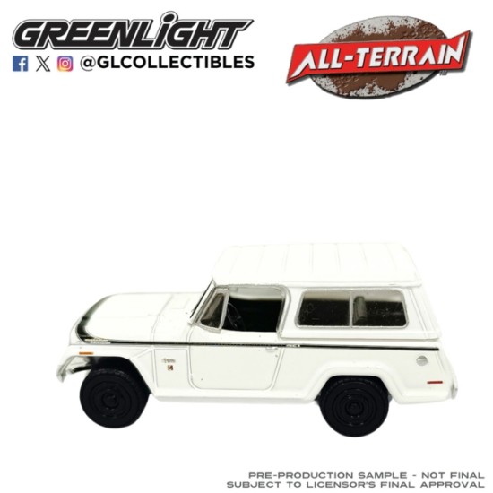 GL35310-C - 1/64 ALL TERRAIN SERIES 17 - JEEP JEEPSTER COMMANDO 1971 - WHITE GL35310-C - 1/64 ALL TERRAIN SERIES 17 - JEEP JEEPSTER COMMANDO 1971 - WHITE