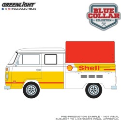 GL35320-B - 1/64 BLUE COLLAR COLLECTION SERIES 15 - 1974 VOLKSWAGEN T2 DOKA CREW CAB WITH CANOPY - SHELL OIL SHOP