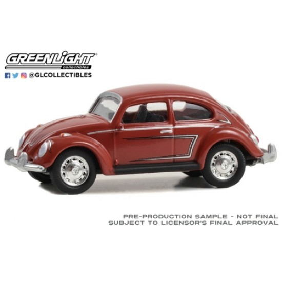 GL36090-B - 1/64 CLUB VEE-DUB SERIES 18 - CLASSIC VOLKSWAGEN BEETLE - RUBY RED SOLID PACK