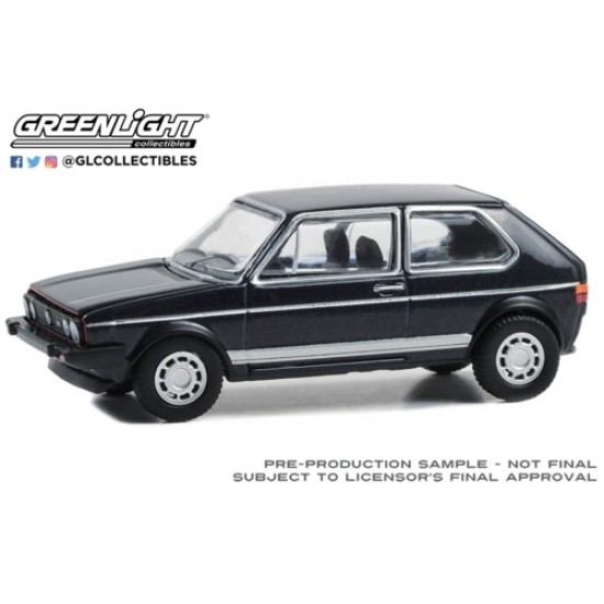 GL36090-F - 1/64 CLUB VEE-DUB SERIES 18 - 1983 VOLSKWAGEN GOLF GTI MK1 CAMPAIGN EDITION - HELIOS BLUE METALLIC SOLID PACK