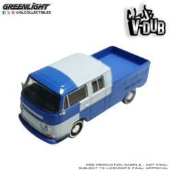 GL36130-C - 1/64 CLUB V DUB SERIES 22 - VOLKSWAGEN TYPE 2 CREW CAB PICKUP - BLUE