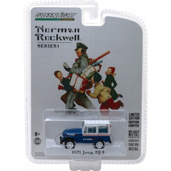 1/64 NORMAN ROCKWELL DELIVERY VEHICLES SERIES 1 - 1971 JEEP DJ-5