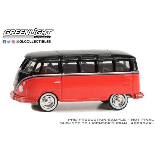 1/64 BARRETT-JACKSON 1956 VW WINDOW MICROBUS (LOT NO.1438.1) 37290-B