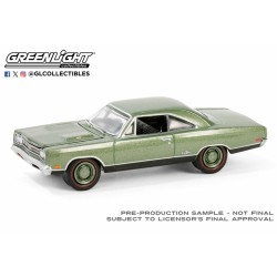 1/64 1969 PLYMOUTH HEMI GTX - F8 IVY GREEN METALLIC - PALM BEACH 2023 37310-B 1/64 1969 PLYMOUTH HEMI GTX - F8 IVY GREEN METALLIC - PALM BEACH 2023 37310-B