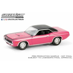 1/64 1970 PLYMOUTH CUDA - MOULIN ROUGE - LAS VEGAS 2023 37310-D 1/64 1970 PLYMOUTH CUDA - MOULIN ROUGE - LAS VEGAS 2023 37310-D