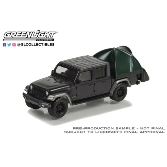1/64 THE GREAT OUTDOORS SERIES 2 2021 JEEP GLADIATOR HIGH ALTITUDE WITH MODERN TRUCK BED TENT