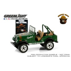 1/64 SMOKEY BEAR SERIES 4 - 1975 JEEP CJ-7 - THANKS FOR LISTENING 38070-C 1/64 SMOKEY BEAR SERIES 4 - 1975 JEEP CJ-7 - THANKS FOR LISTENING 38070-C