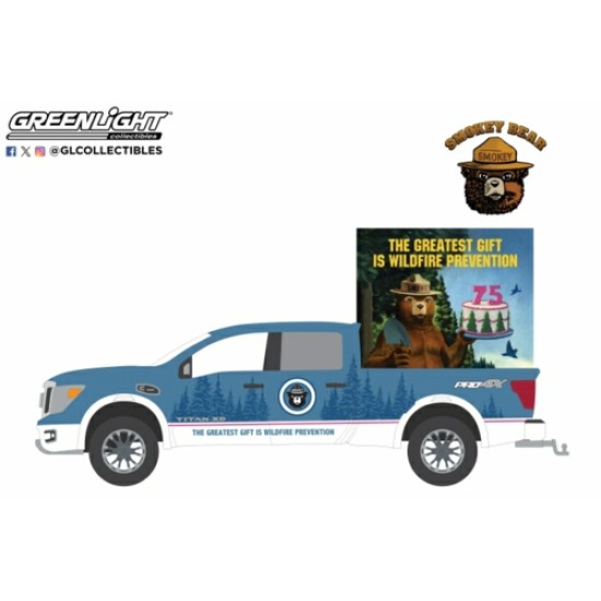 GL38070-F - 1/64 SMOKEY BEAR SERIES 4 - 2019 NISSAN TITAN XD PRO-4X - THE GREATEST GIFT IS WILDFIRE PREVENTION