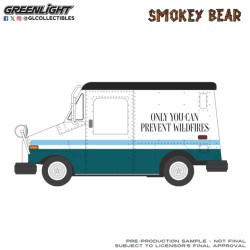 GL38090-A - 1/64 SMOKEY BEAR SERIES 5 - LIFE-LONG POSTAL DELIVERY VEHICLE (LLV) - SMOKEYS FRIENDS DONT PLAY WITH MATCHES