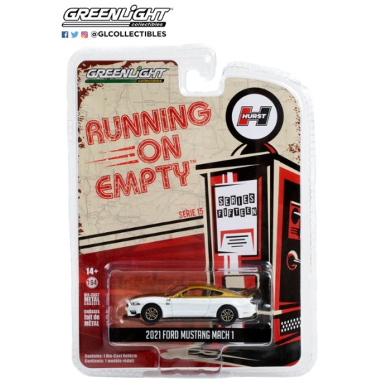 1/64 RUNNING ON EMPTY SERIES 15 - 2021 FORD MUSTANG MACH 1 HURST PERFORMANCE