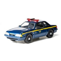 GL42650-A - 1/64 HOT PURSUIT - FORD MUSTANG 1988 - NEW YORK STATE POLICE SOLID PACK