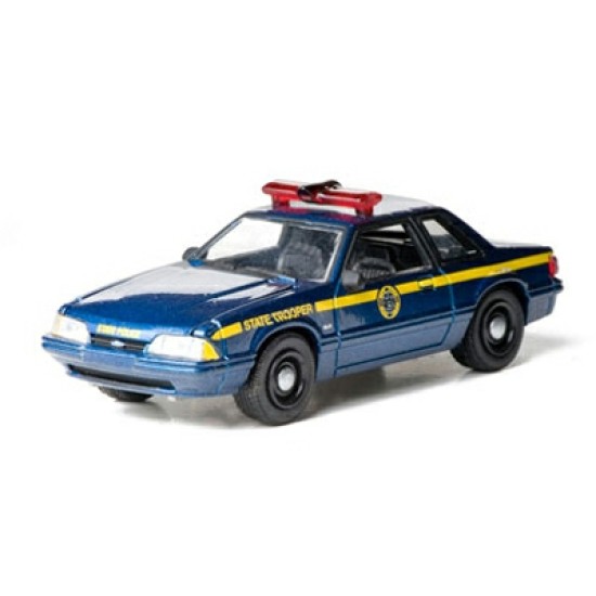 GL42650-A - 1/64 HOT PURSUIT - FORD MUSTANG 1988 - NEW YORK STATE POLICE SOLID PACK GL42650-A - 1/64 HOT PURSUIT - FORD MUSTANG 1988 - NEW YORK STATE POLICE SOLID PACK